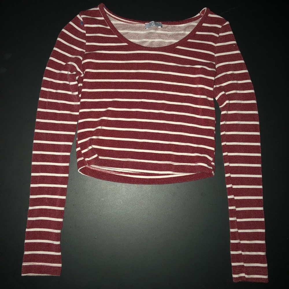 ‼️PRICE DROP‼️ TOBI Long Sleeve Crop Small Shirt